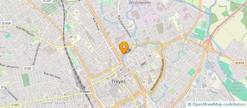 localisation de l'entreprise COEUR D'EBENE à TROYES