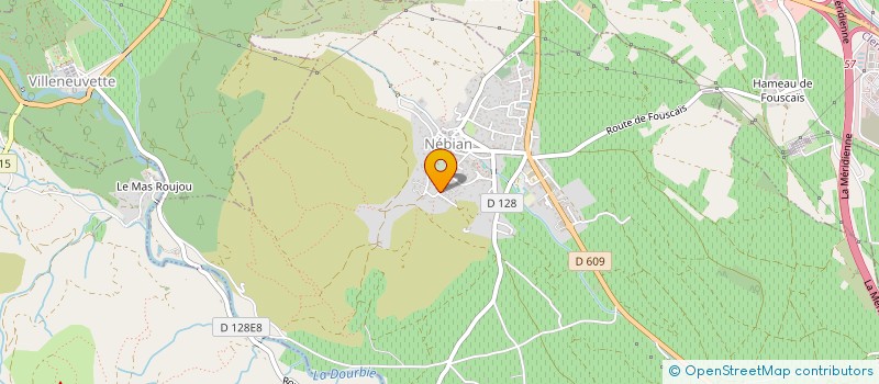 localisation de l'entreprise COEUR D'HERAULT AUTO DEFENSE  NEBIAN