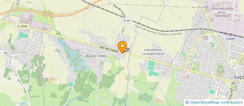 localisation de l'entreprise COEUR D'HERITAGE  LES MAGNILS-REIGNIERS