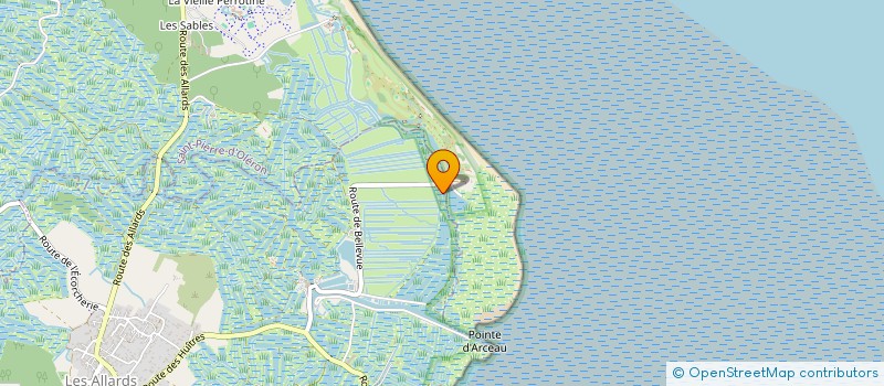 localisation de l'entreprise COEUR D'HUITRE  DOLUS-D'OLERON