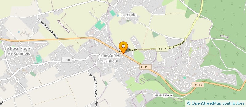 localisation de l'entreprise COEUR D'OPTIQUE  SAINT-OUEN-DU-TILLEUL