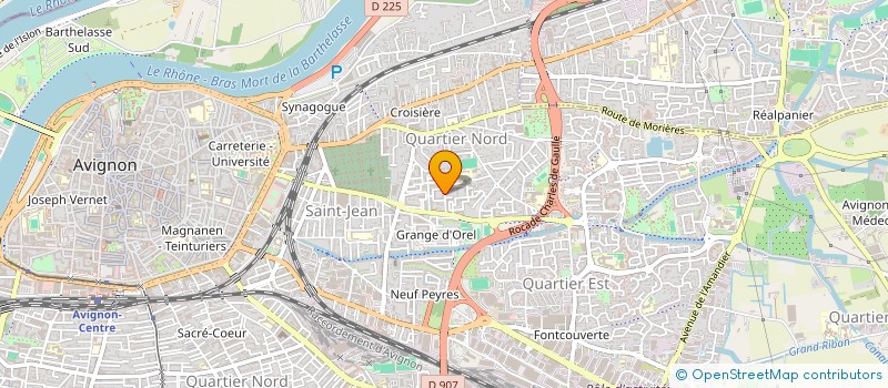 localisation de l'entreprise COEUR D'ORPHELINS  AVIGNON