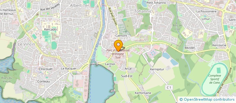 localisation de l'entreprise COEUR DE BINIC à VANNES