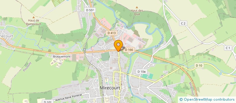 localisation de l'entreprise COEUR DE BOIS  MIRECOURT