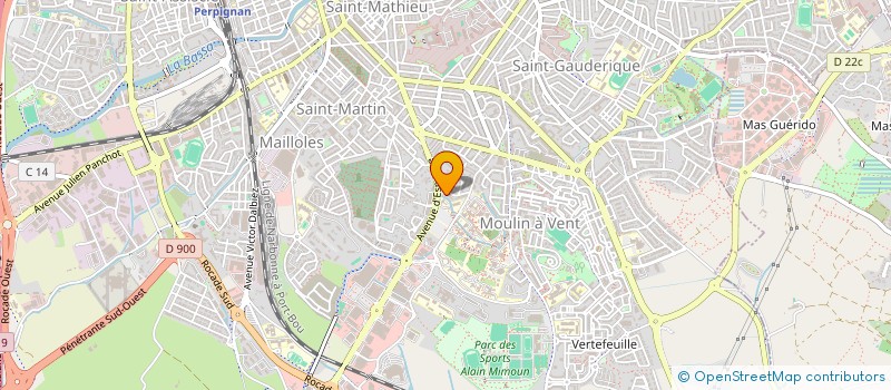 localisation de l'entreprise COEUR DE BREIZH  PERPIGNAN