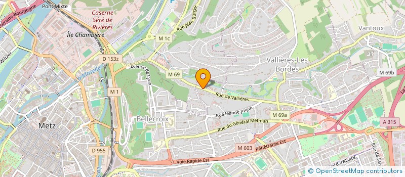 localisation de l'entreprise COEUR DE CANNELLE  METZ