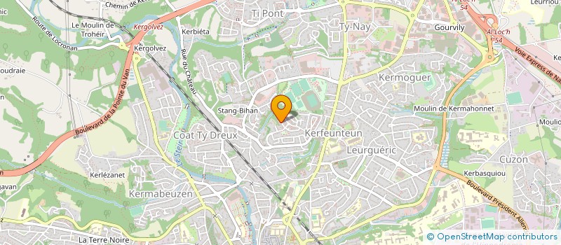 localisation de l'entreprise COEUR DE CHAIR à QUIMPER