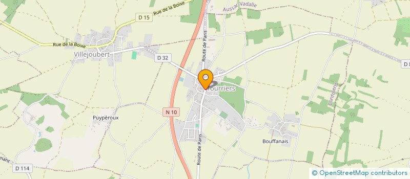 localisation de l'entreprise COEUR DE CHARENTE à TOURRIERS