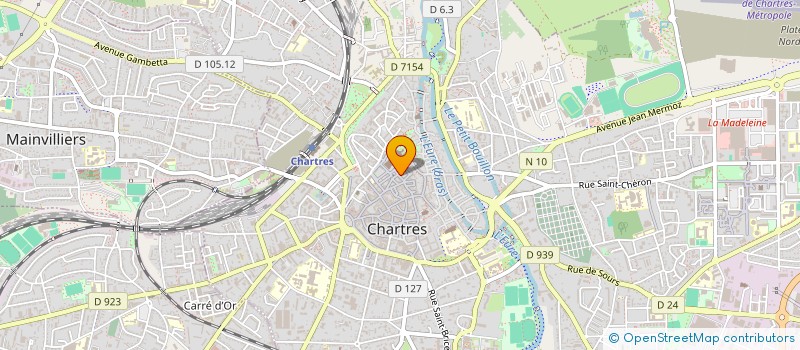 localisation de l'entreprise COEUR DE CHARTRES CATHEDRALE à CHARTRES