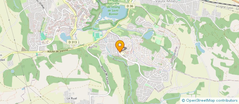 localisation de l'entreprise COEUR DE CHAT  VILLEFONTAINE