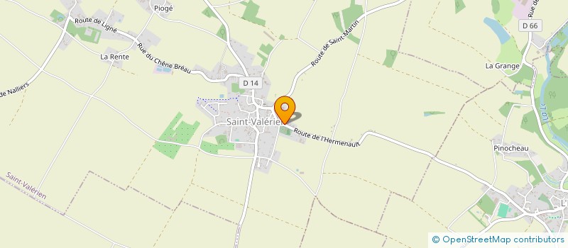 localisation de l'entreprise COEUR DE CHAUFFE à SAINT-VALERIEN