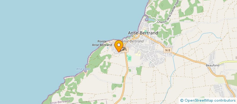 localisation de l'entreprise COEUR DE CORAIL  ANSE-BERTRAND