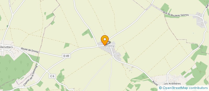 localisation de l'entreprise COEUR DE DAME  LA MADELEINE-DE-NONANCOURT