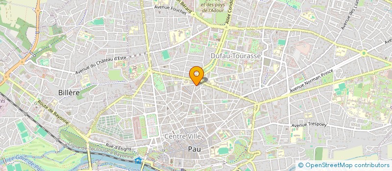 localisation de l'entreprise COEUR DE FAMILLE à PAU