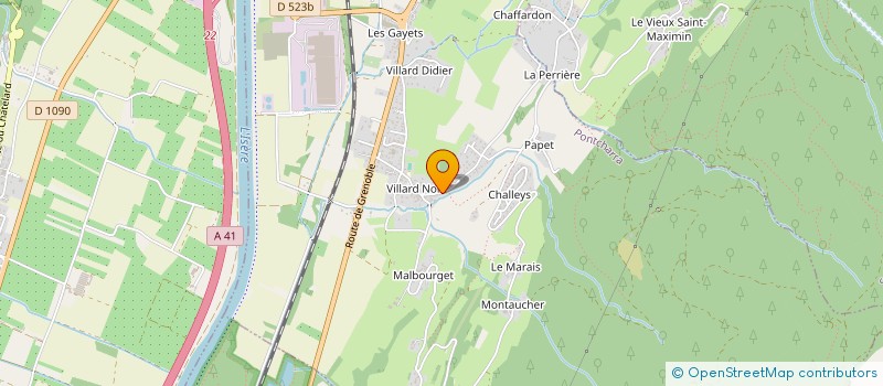 localisation de l'entreprise COEUR DE FEES  PONTCHARRA