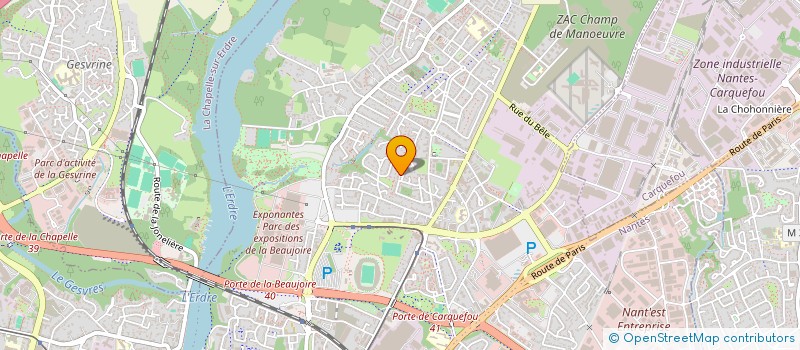localisation de l'entreprise COEUR DE FEMMES à NANTES