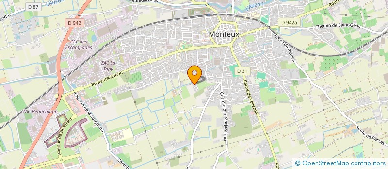 localisation de l'entreprise COEUR DE FEMMES  MONTEUX