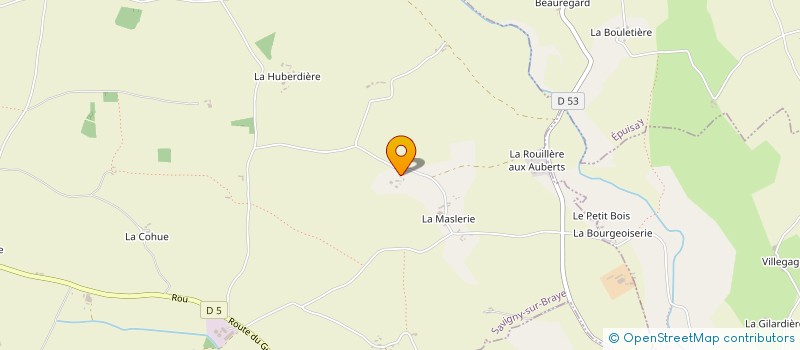 localisation de l'entreprise COEUR DE FRANCE ORGANISATION  SAVIGNY-SUR-BRAYE