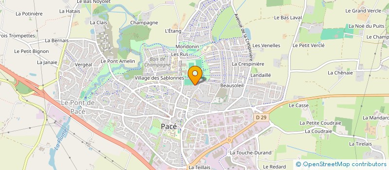 localisation de l'entreprise COEUR DE LOUP à PACE