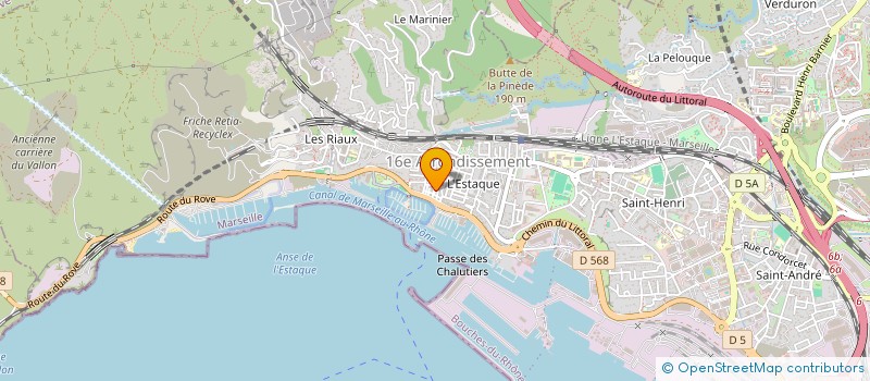 localisation de l'entreprise COEUR DE LOUVE MARITIME  MARSEILLE