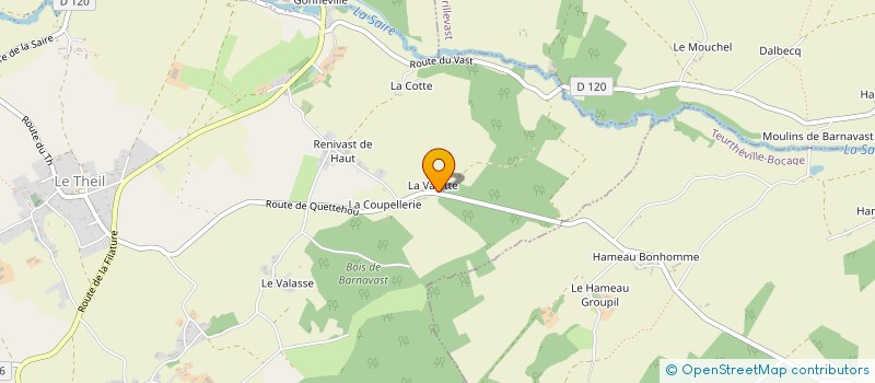 localisation de l'entreprise COEUR DE LOUVES BY L ET O  GONNEVILLE-LE THEIL