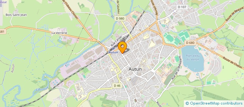 localisation de l'entreprise COEUR DE MAISON à AUTUN
