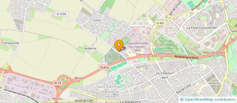 localisation de l'entreprise COEUR DE NACRE  FONTAINE-ETOUPEFOUR