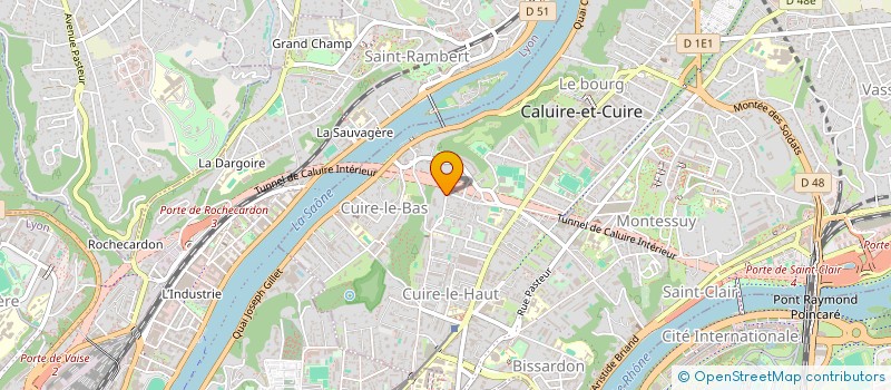 localisation de l'entreprise COEUR DE NEIGE  CALUIRE-ET-CUIRE