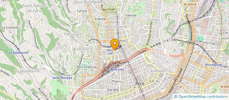 localisation de l'entreprise COEUR DE NICE COMITE QUARTIER à NICE