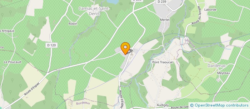 localisation de l'entreprise COEUR DE PAPILLON  ESPIET