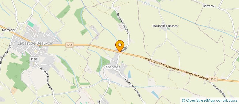 localisation de l'entreprise COEUR DE PATTE  VARENNES