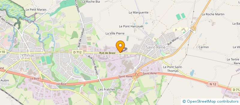 localisation de l'entreprise COEUR DE POLOGNE  HILLION