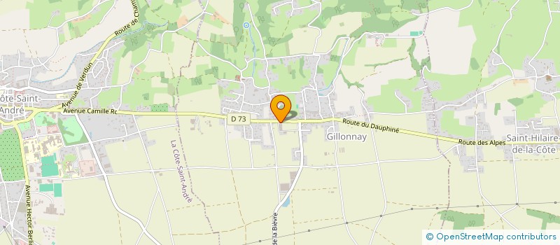 localisation de l'entreprise COEUR DE PRODUCTEURS  GILLONNAY