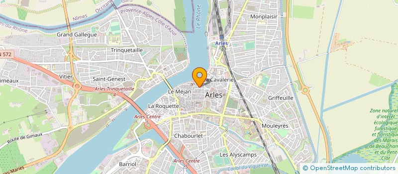 localisation de l'entreprise COEUR DE SALADES à ARLES