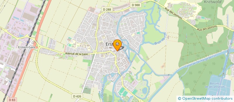 localisation de l'entreprise COEUR DE SANTE  ERSTEIN