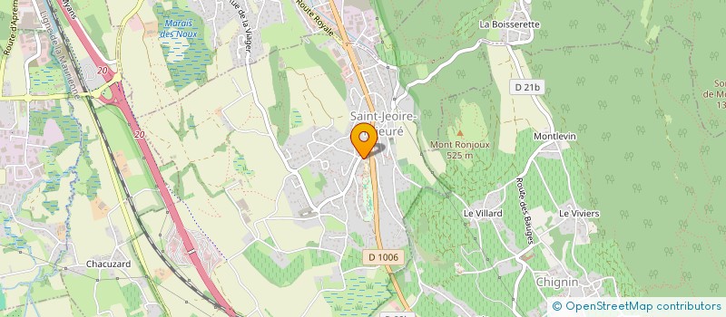 localisation de l'entreprise COEUR DE SANTE SAINT-JEOIRE-PRIEURE  SAINT-JEOIRE-PRIEURE