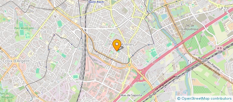 localisation de l'entreprise COEUR DE TITANE à MONTPELLIER