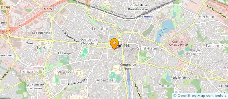 localisation de l'entreprise COEUR DE VANNES à VANNES