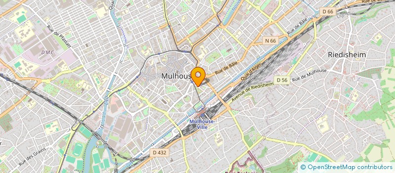 localisation de l'entreprise COEUR DE VAURIEN  MULHOUSE