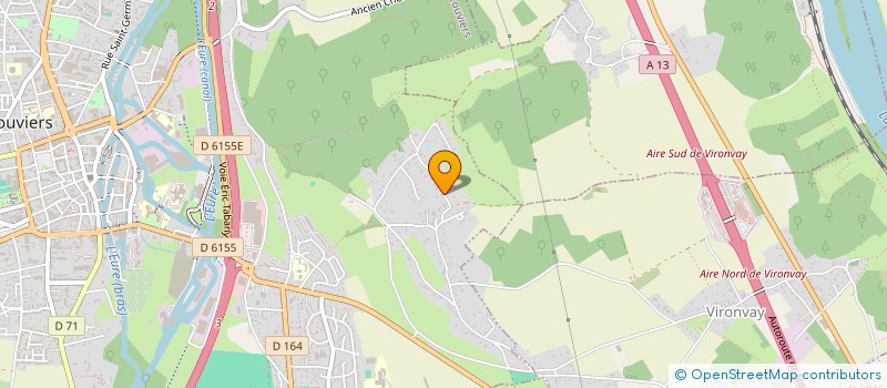 localisation de l'entreprise COEUR DE VEY à LOUVIERS