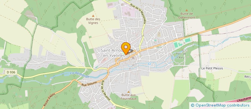 localisation de l'entreprise COEUR DE VILLAGE  SAINT-ARNOULT-EN-YVELINES