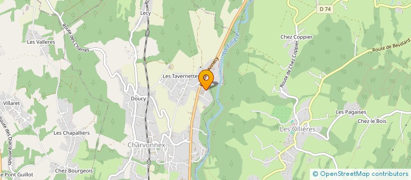 localisation de l'entreprise COEUR DES ALPILLES  CHARVONNEX