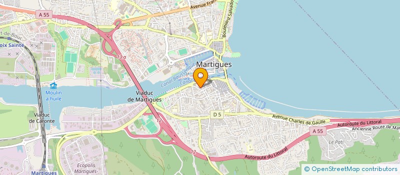 localisation de l'entreprise COEUR DES SUDS à MARTIGUES