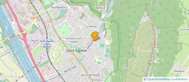 localisation de l'entreprise COEUR DJIWIDOU à SAINT-EGREVE