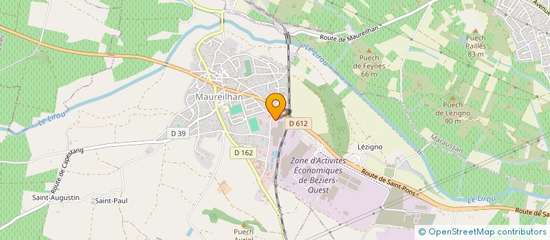 localisation de l'entreprise COEUR DU LANGUEDOC à MAUREILHAN