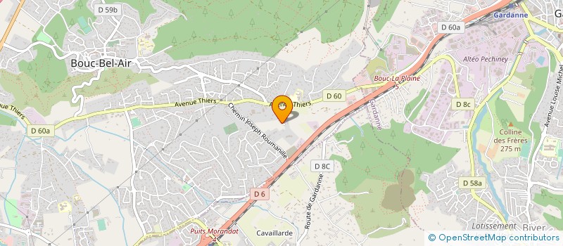 localisation de l'entreprise COEUR DU SUD à BOUC-BEL-AIR