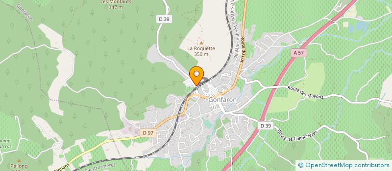 localisation de l'entreprise COEUR DU VAR FC  GONFARON