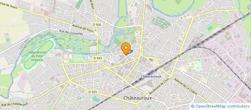 localisation de l'entreprise COEUR DU VIEUX CHATEAUROUX à CHATEAUROUX