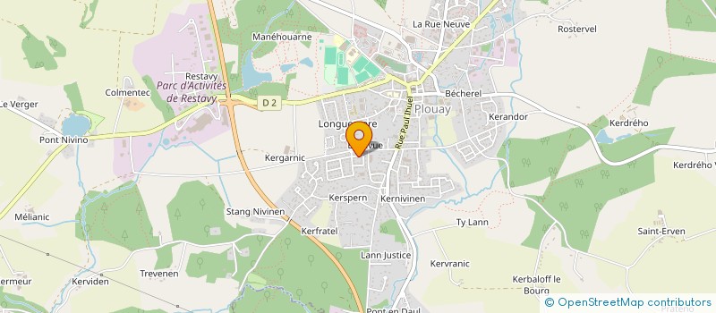 localisation de l'entreprise COEUR EN CORPS à PLOUAY