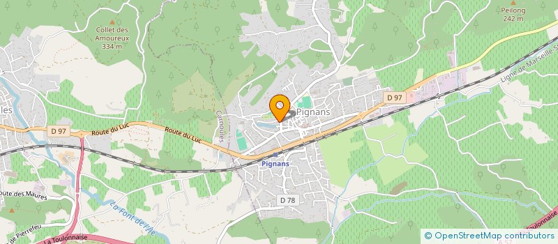 localisation de l'entreprise COEUR EN LETTRES  PIGNANS